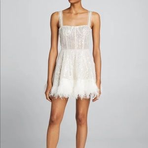 BRONX AND BANCO Mademoiselle Bridal Mini Dress